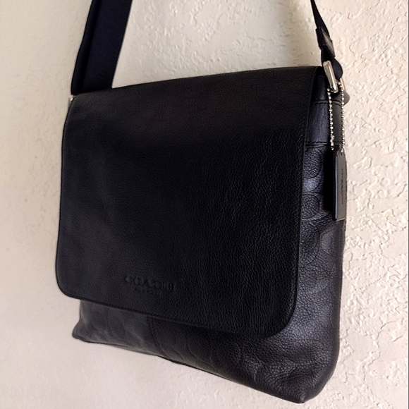 COACH SULLIVAN MESSENGER IN EMBOSSED SIGNATURE LEATHER F72110 - Picture 3 of 14